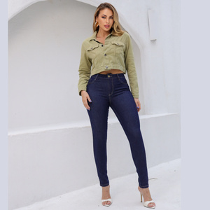 Jaqueta Cropped Feminina Jeans - 2362