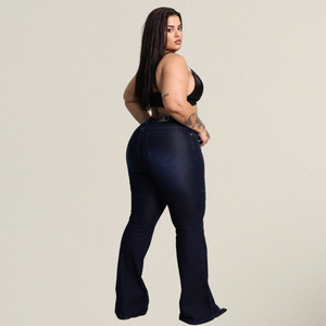 Calça Flare Feminina Jeans - 2424