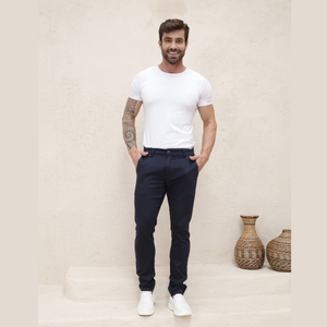 Calça Sarja Alfaiataria Masculina - 2719