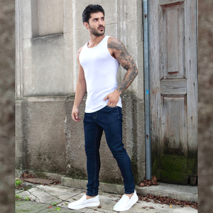 Calça Cropped Masculina Jeans - 2397