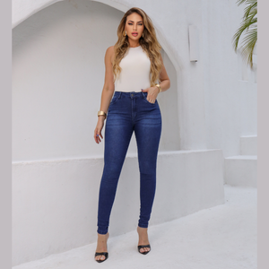 Calça Skinny Feminina Jeans - 2347
