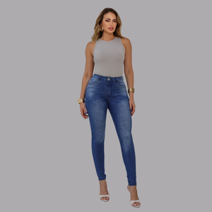 Calça Skinny Feminina Jeans - 2347
