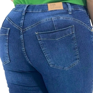 Calça Skinny Feminina Plus Size Jeans - 2401