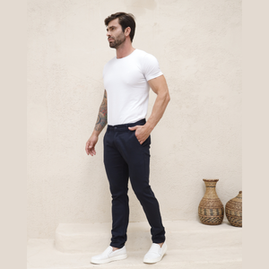 Calça Sarja Alfaiataria Masculina - 2719