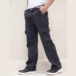 Calça Cargo Masculina Jeans - 2466