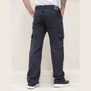 Calça Cargo Masculina Jeans - 2466