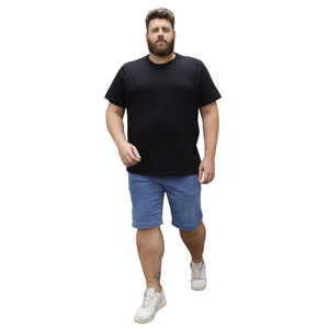 Bermuda Masculina Plus Size Jeans - 2813
