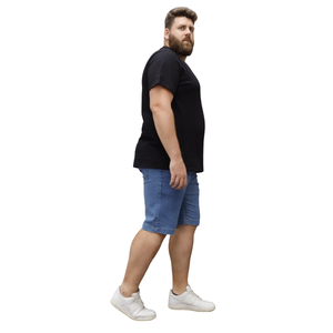 Bermuda Masculina Plus Size Jeans - 2813