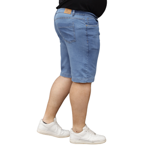 Bermuda Masculina Plus Size Jeans - 2813