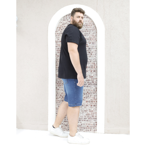 Bermuda Masculina Plus Size Jeans - 2813
