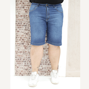 Bermuda Masculina Plus Size Jeans - 2813