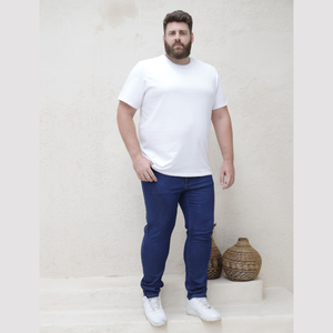 Calça Slim Masculina Plus Size Jeans - 2822