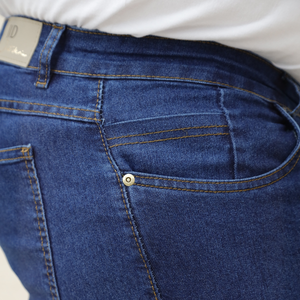 Calça Slim Masculina Plus Size Jeans - 2822