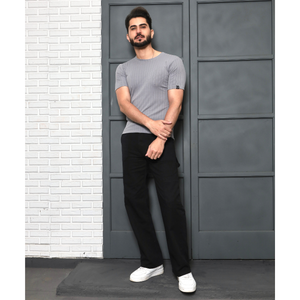 Calça Sarja Cargo Masculina - 3079