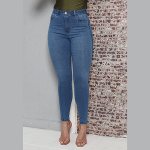 CALÇA SKINNY FEMININA JEANS - 2901