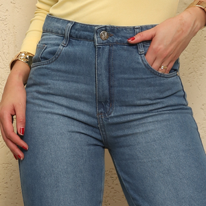 Calça mom Feminina jeans - 2983