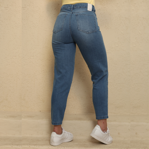 Calça mom Feminina jeans - 2983