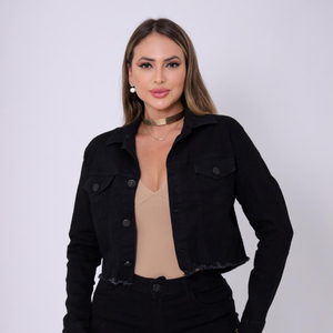 Jaqueta Cropped Feminina Jeans - 2262