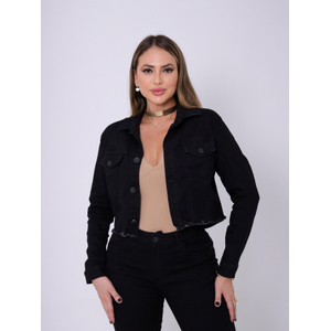 Jaqueta Cropped Feminina Jeans - 2262