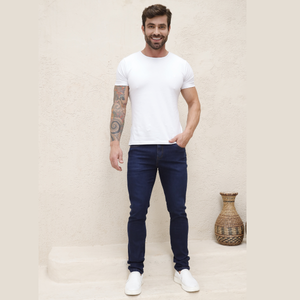 Calça Reta Masculina Jeans - 2913