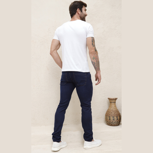 Calça Reta Masculina Jeans - 2913
