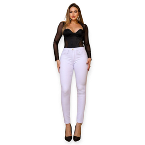Calça Cigarrete Feminina jeans - 3248