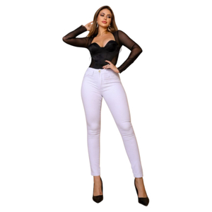 Calça Cigarrete Feminina jeans - 3248