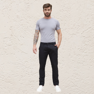Calça Sarja Alfaiataria Masculina - 2719