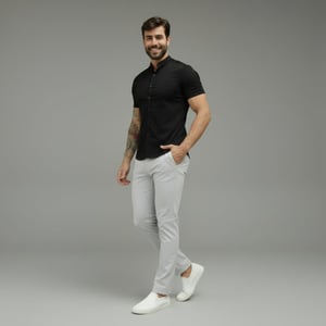 Calça Sarja Alfaiataria Masculina - 2719