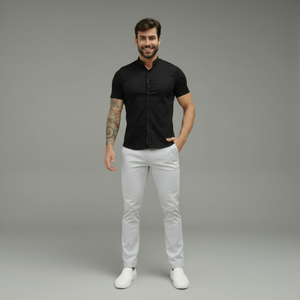 Calça Sarja Alfaiataria Masculina - 2719