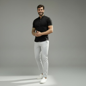 Calça Sarja Alfaiataria Masculina - 2719