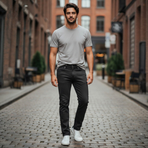 Calça Reta Masculina Jeans - 3153