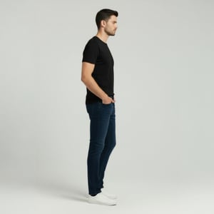 Calça Slim masculina Jeans - 3251