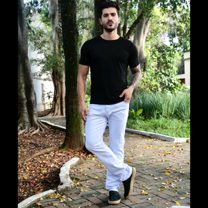 Calça Sarja reta masculina - 3133