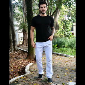 Calça Sarja reta masculina - 3133