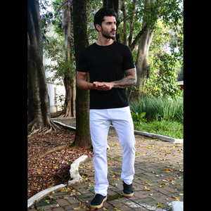 Calça Sarja reta masculina - 3133