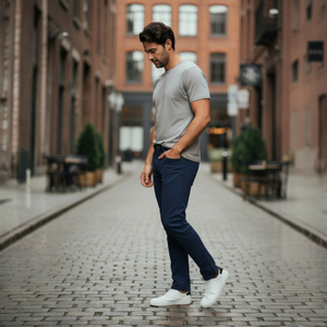 Calça Reta Masculina Jeans - 3153