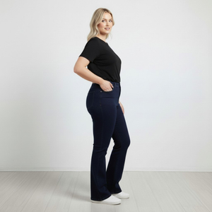 Calça Flare feminina Plus size Jeans - 3130
