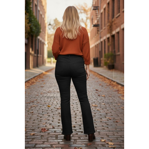 Calça Flare feminina Plus size jeans - 2863