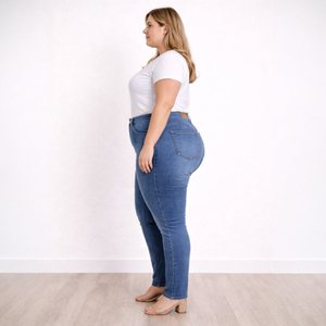 Calça Skinny Feminina Plus Size Jeans - 2811