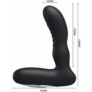 Massageador De Próstata Com 12 Modos De Vibração - Brave Pretty Love