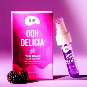 Ooh Delícia Calda Beijável Com Aroma de Amora 11g