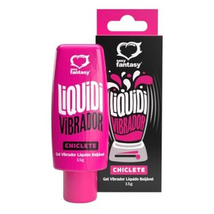 Liquidi Vibrador Gel Vibrador Líquido Beijável- Chiclete 15G Sexy Fantasy