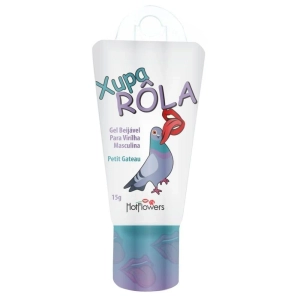 Xupa Rola Gel Beijável Para Virilha Maculina 15G Hot Flowers