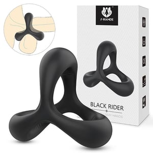 Anel Peniano Black Rider 4,5cm x 5,0cm x 3,6cm - S-Hande