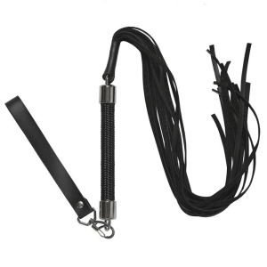 Flogger Chicote 40 Cm- Preto