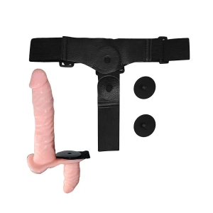 Cinta Peniana Com Controle e Vibro Double-Heads