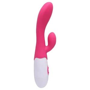 Vibrador Duplo Com 30 Níveis De Vibração - Alvis Pretty Love - Rosa