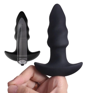 Plug Anal Love Arrow Com Vibro Em Silicone Soft Touch 10cm - S-Hande
