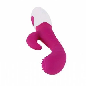 Vibrador Com Movimento Ponto G e Estimulador De Clitóris – Arthur Pretty Love – Pink